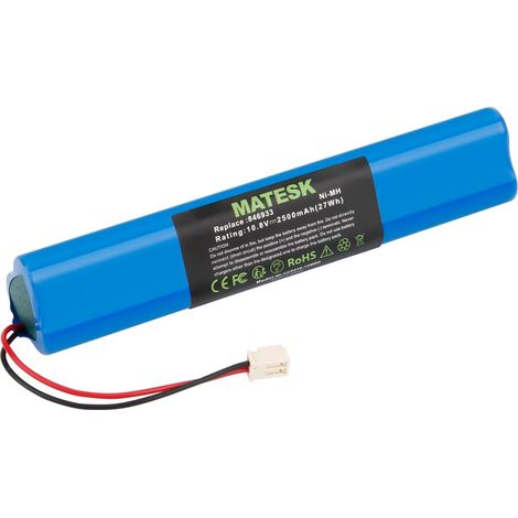 10.8 V 2500mAh NI-MH Batterie avec câble et fiche remplacement pour Roller Shutter Drive, Solar Shutters, SSL Solar Roller Shutters, 846933 946930 (1/5)