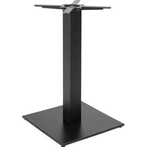 Pied de table en acier et fonte gris Milton