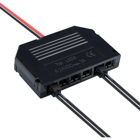 Connettore Distributore da 6-10 uscite per Strisce LED Monocolore 6
