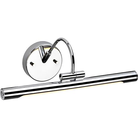Applique Contemporanea Alton Acciaio Cromo Lucido Led 6W 3000K 318Lm (1/4)