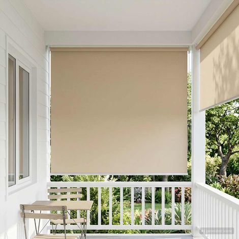 Persiana enrollable exterior con protección UV Beige (1/5)