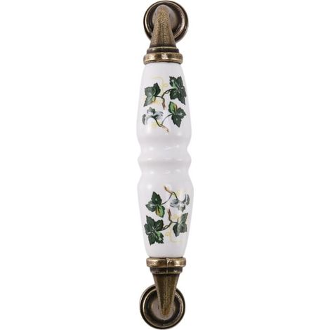 Maniglia per mobili, maniglia per cassetto da cucina, in ceramica, 96 mm (1/4)