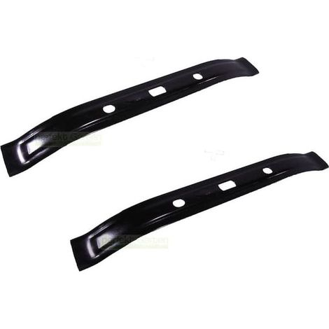 Lot de 2 lames de rechange en acier inoxydable, 20 cm, pour tondeuses à gazon Stihl / Viking