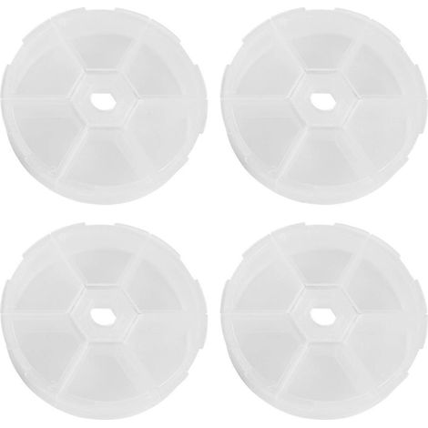 Boîte à bijoux pour bracelets (lot de 4) - Boîte de rangement pour bracelets - Organisateur de bijoux-8x2cm-Transparent (1/3)