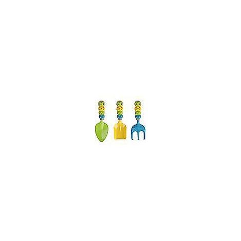 Lot de 3 mini-pelles, râteaux, pelles à pot robustes, outils de jardin en ABS et en fer, outils de jardin portables (1/3)