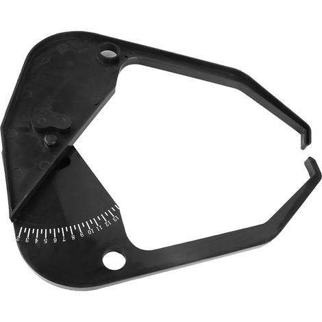 Jauge de largeur de jante pour équilibreuse de roue, outil de mesure pneumatique, étrier de contrôle, accessoire de pneu, calibrateur de voiture (1/5)