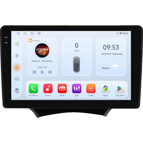 CarPlay, schermo di alta qualità, compatibilità con smartphone, compatibile con Ford Ka 2008-2014, QS6 (6GB 64GB) (1/2)