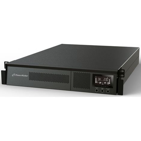 PowerWalker 10122114 VFI 2000 RMG PF1 gruppo di continuita' (UPS) Doppia conversione (online) 2 kVA 2000 W LCD Rackmount-Tower colore Nero