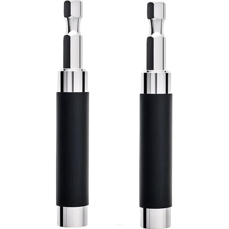 Lot de 2 supports de tournevis magnétiques évolutifs de 80 mm, porte-embout de tournevis, adaptateur de tige de guidage (1/5)