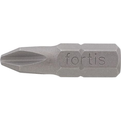 Bit zähhart 1/4" DIN3126 C6,3 PH2x25mm 10er Pack FORTIS (1/4)