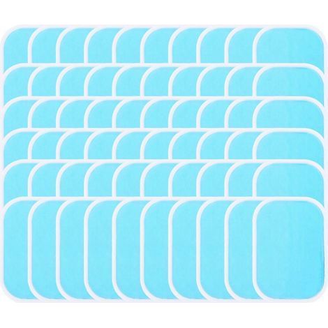Lot de 60 électrodes de gel EMS de rechange. électrodes absorbantes EMS. accessoires abdominaux (1/5)
