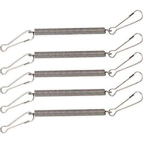 Ressort métallique de 7,9 cm avec 2 clips pour distributeur d'eau pour hamster, lapin et cochon d'Inde (1/5)