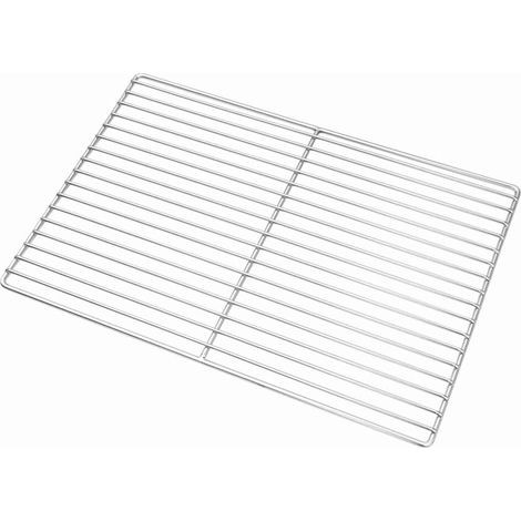 Grille de barbecue Argenté 47 x 32,5 cm Acier inoxydable