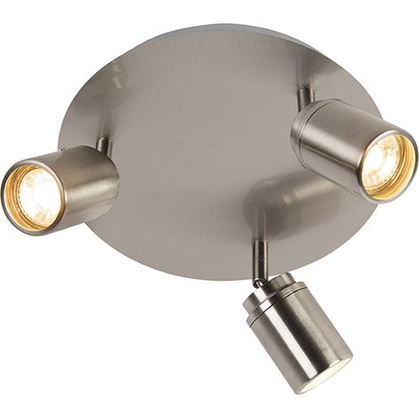 Moderner Badstrahler Stahl 3-flammig IP44 - Ducha (1/4)