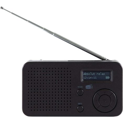 Dabman 17 radio portatil dabfm con bluetooth negro