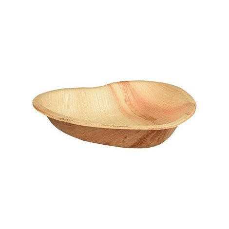 Assiette en feuille de palmier « Cœur » 15,5 x 3 cm 25 pièces. (1/3)