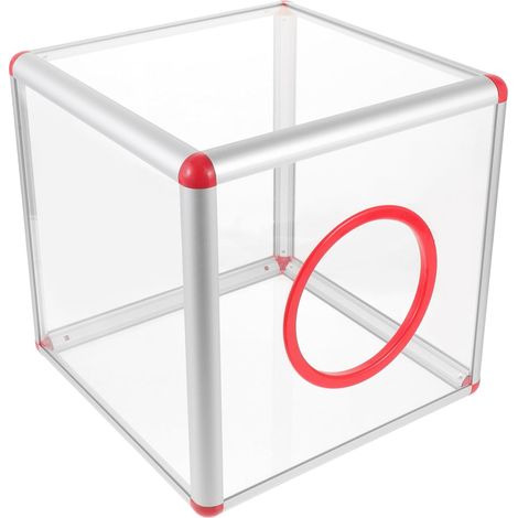 Boîte de Tombola en Acrylique Transparente 25 CM Urne Multifonction pour Tirage Sort Boîte à Sondage et Concours pour Fêtes et Événements 1 Pièce (1/5)