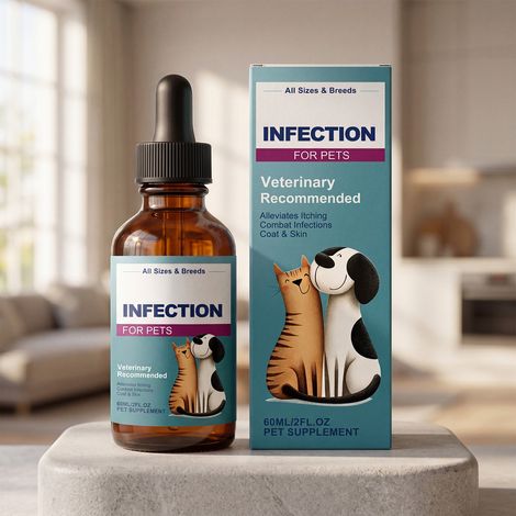 Gouttes de complément alimentaire pour animaux de compagnie, pour l'alimentation quotidienne, le soin du corps du chien, formule douce et confortable, complément oral - 60 ml (1/5)