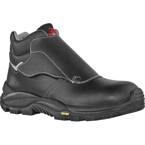 UPower Sicherheits-Schweißerstiefel EN 20345 S3 HRO SRC Bulls Gr. 47 Glattleder schwarz (1/5)
