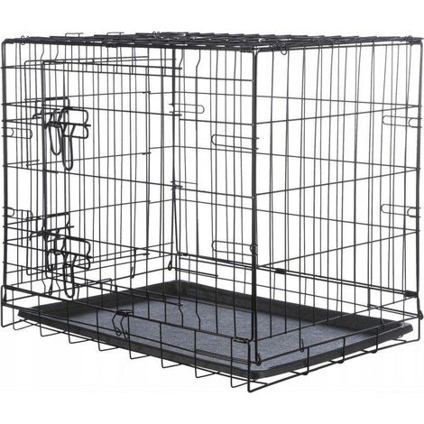 Trixie Home Kennel in metallo pieghevole con 2 porte