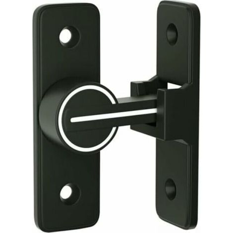 Illuminated Sliding Interior Door Lock, 90° Swing Door Hook Latch, Anti-Theft Hasp Buckle Lock Bolt, for Door, Window (90 Degree) (1/5)
