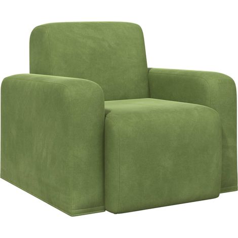 Sillón Verde claro PWNEDBYLORD666YWH vidaXL (1/5)