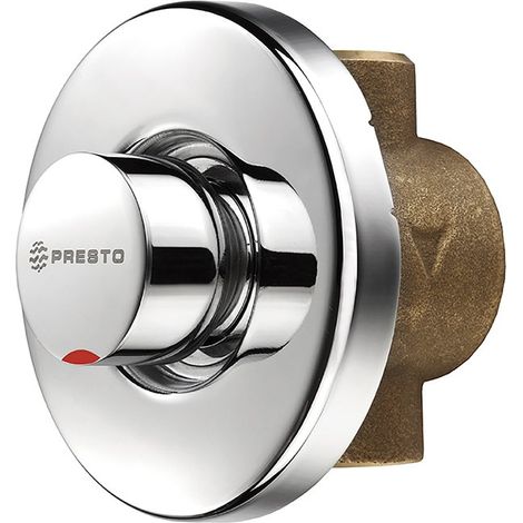Presto – Robinet automatique infrarouge – Détection mains – Alimentation froide – Hauteur ajustable – Forme du bec incurvée – 55050