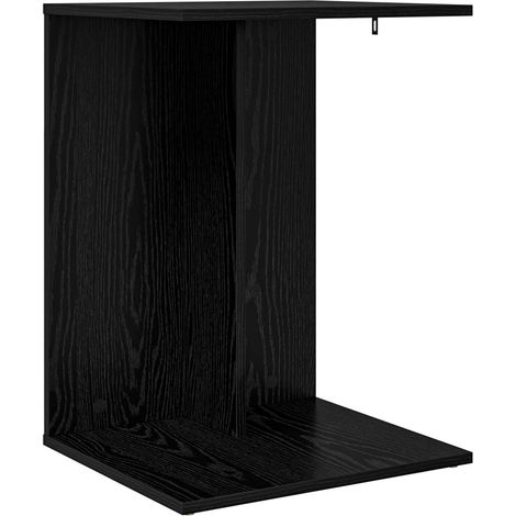 Maison Exclusive - Tavolo laterale Rovere Nero 45 x 40 x 62,5 cm Legno multistrato