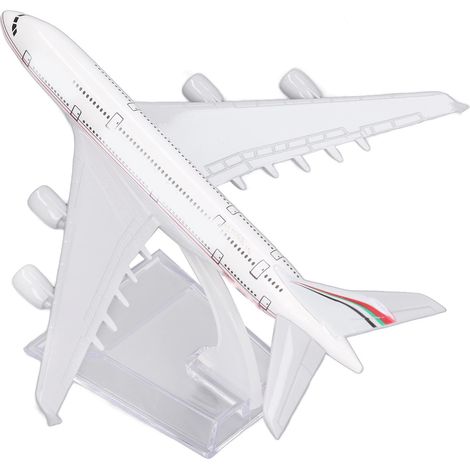 Maquette d'avion 380 en alliage moulé sous pression, réplique détaillée d'un modèle d'avion, décoration pour la maison, le bureau ou le cabinet de travail. (1/5)