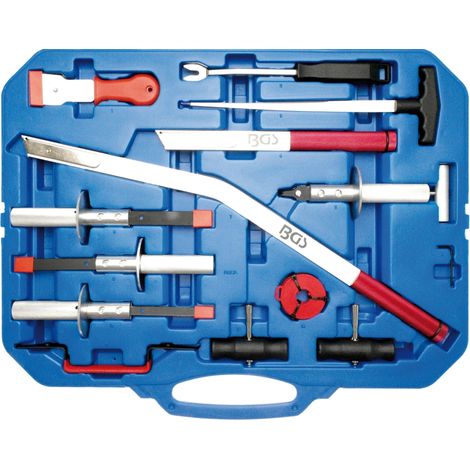 BGS Kit de herramientas para parabrisas, 14 piezas - 69500 (1/2)