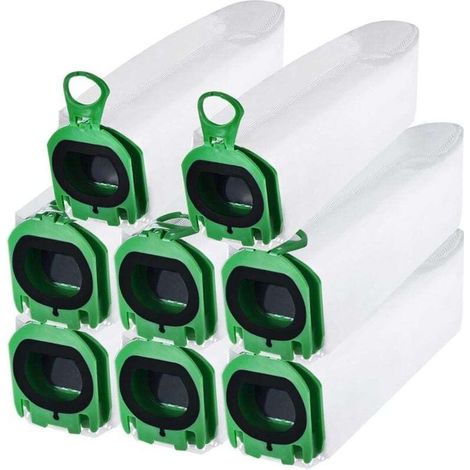 Bolsas para aspiradora Vorwerk Folletto VB100 Bolsas de filtro Premium Repuestos Bolsas Accesorios Bolsas para aspiradora Vorwerk Folletto VB100 VB 100 FP100 FP 100 aspiradoras inalámbricas - Crezuo (1/3)