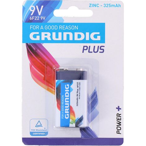 Grundig - Bateria cynkowa 6F22 9V 325mAh (1/2)