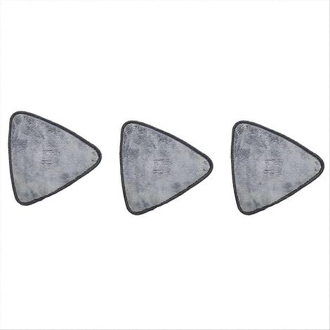 Balai à poussière triangulaire en microfibre, têtes de rechange, grands chiffons de nettoyage pour vitres et sols (1/5)