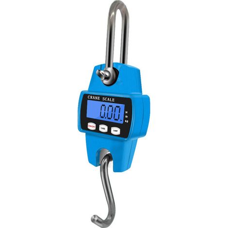 Balance électronique portable One Piece Mini Digital LCD avec échelle de 300 kg et crochet, idéale pour les jeux, les voyages, la pêche, la chasse et