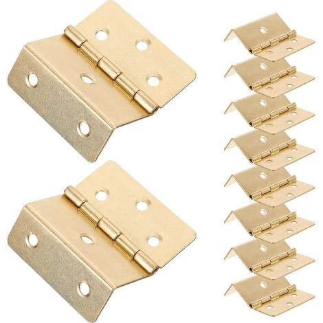 10 cerniere triple in stile vintage per bauli (1/5)
