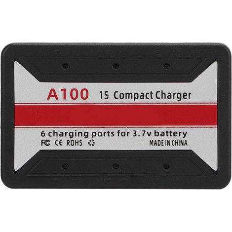 Chargeur 6 en 1 pour batterie lithium RC 1S 3,7V Lipo, adaptateur pour quadricoptère Syma X5C (1/5)