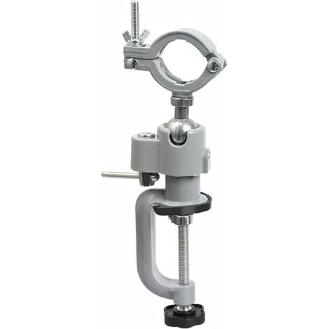 Étau de table universel, support pivotant à 360° pour perceuse électrique, pince d'établi pour le travail du bois, le modélisme, la fabrication de bijoux (B) (1/5)