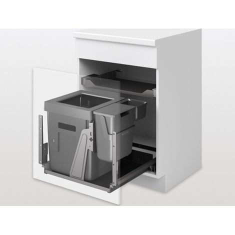 PEKA Abfallsystem Oeko Complet KB 550/600 T 540 mm Anthrazit (1/5)