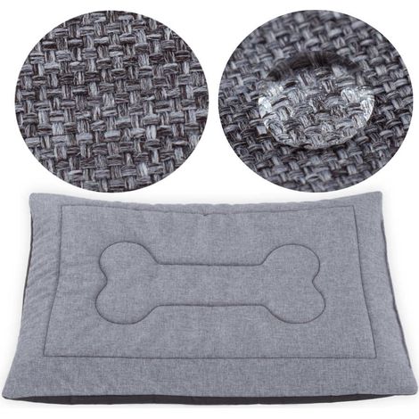 Panier pour chat, tapis pour chien, Welsti gris L 100x70 (1/5)