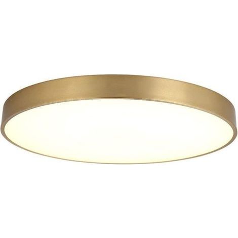 Ultradünne LED-Deckenleuchte für Badezimmer, Küche, rund, goldfarben, perfekt für Flur, Schlafzimmer oder Esszimmer (1/5)