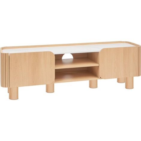 Porta tv homelya a 2 ante h50cm - Atmosphera créateur d'intérieur