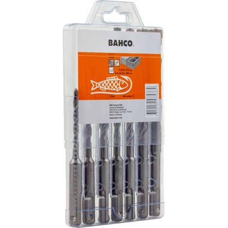 Outil bahco sds+2c acier haute durabilité 7 pièces (1/3)