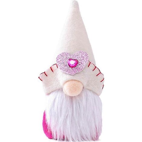 Gnome suédois de Noël pour poupée, décoration en peluche faite main sans visage pour la maison de poupée (1/5)