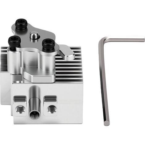 Dissipatore di calore di ricambio per stampante 3D Anycubic Kobra S1 S1C. Blocco dissipatore di calore in lega di alluminio.