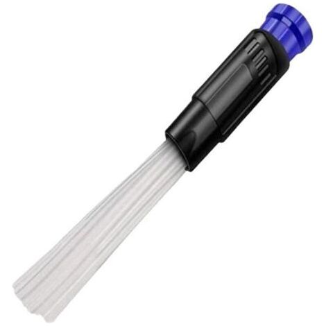 Embout Aspirateur Passe Partout, Brosse Accessoires Aspirateur pour Air Vents, Tiroirs, Voiture,2 pièces (1/4)