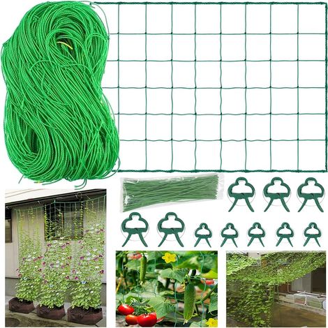 YMYNY Gartennetz, 5 x 1,8 m, Nylon-Maschennetz für Kletterpflanzen, Kletternetz in Premiumqualität (1/4)