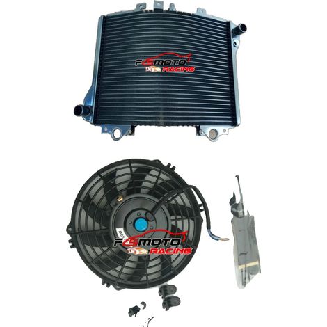Radiateur en aluminium pour Kawasaki Ninja ZX11, Efficacité de refroidissement améliorée, Construction soudée TIG, Ajustement précis