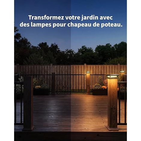 Lampe Solaire Poteau 9x9 / 10x10 / 12x12 cm 3000K/6000K (1/4)