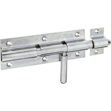 GAH Alberts Bolzenriegel mit befestigter Schlaufe gerade, 210mm Stahl, galvanisch verz. (1/3)