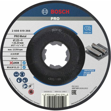 Bosch PRO X-Lock Schleifsch.,125x6x22.23m - 2608619366 (1/5)
